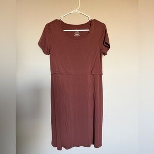 Kindred Bravely Short-Sleeve Nursing Dress